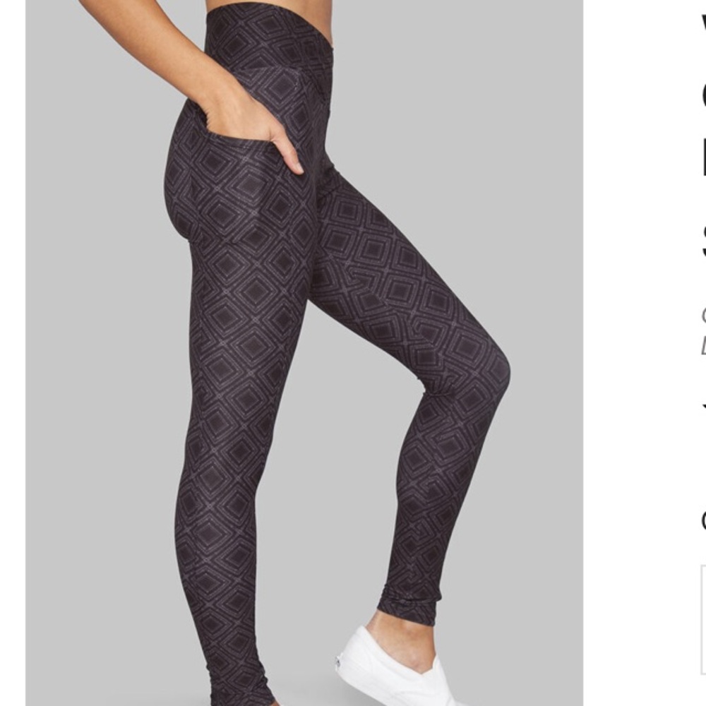 Wolven Summit Crossover Pocket Leggings